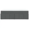 Boxspringbett mit Matratze Dunkelgrau 90x190 cm Stoff Produktbild-Vorschau 8