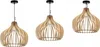 Moderne Led-Deckenhängelampe Aus Holz Produktbild-Vorschau 6