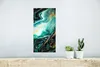 MuchoWow® Poster Marmoroptik - Blau - Gold - Glitzer - Produktbild-Vorschau 5