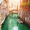 ARTland Wandbild, selbstklebend Venedig Canal Größe: 50x50 Produktbild-Vorschau 1