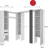 Großer Kleiderschrank Bestone, Schlafzimmermöbel, Schrank, Produktbild-Vorschau 5