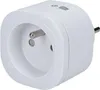 A white smart plug adapter with a European-style socket and a plug for a wall outlet. Náhled obrázku produktu