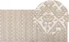 BELIANI Teppich Beige u. Weiß aus Jute 80 x 150 cm Produktbild-Vorschau 1