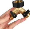 2-Wege Y-Verteiler, Doppel-Waschmaschinen-Wasserhahn, 3/4 Produktbild-Vorschau 5