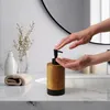 KADAX Zestaw Łazienkowy Dozownik Kubek Wzór Drewna Podgląd zdjęcia produktu 4