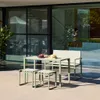sweeek - Garten-Essgruppe aus Stahl und Textilene - 4 Produktbild-Vorschau 2
