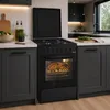 Heinner HFSC-S60LITGC-BK, Freistehender Herd, Schwarz, Produktbild-Vorschau 8