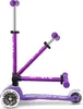 Micro Kinderroller Mini Micro Deluxe faltbar LED lila Produktbild-Vorschau 2