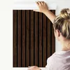 Tapeta LAMELE DREWNO Imitacja DESKI 3D Tapeta Do Salonu Podgląd zdjęcia produktu 4