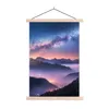 MuchoWow® Textilposter Berge - Sternenhimmel - Nebel Produktbild-Vorschau 1