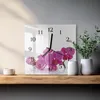 Tulup Glasuhr Wanduhr Küchenuhr Echt-Glas 30x30 cm Modern Produktbild-Vorschau 2