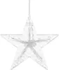 A clear, professional studio shot of a star-shaped light decoration. Náhled obrázku produktu
