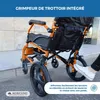 Mobiclinic Fauteuil roulant Transit Pyramide Pliable Assise Voir les images du produit 4