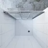 Duschtür Glas 80 cm Dusche Schiebetür 3 Teilig Dreiteilig Produktbild-Vorschau 4