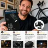 Lampe de vélo 2 en 1 IPX5 avec klaxon de 110 dB, batterie Voir les images du produit 5