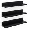 Wandregale Set - 3er Set - 39 cm - Schwarz Matt - für Produktbild-Vorschau 4
