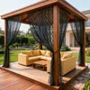 2er Set Vorhänge Voile Blumenmuster Outdoor Vorhang Produktbild-Vorschau 1