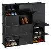 Relaxdays Schuhschrank, Steckschrank mit Türen, HBT: 125 x Produktbild-Vorschau 11