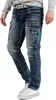 Cipo & Baxx Herren Regular Fit Jeans Stonewashed CD296 Blue Produktbild-Vorschau 3