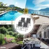 Set mit 4 klappbaren Terrassenstühlen mit Armlehnen, Produktbild-Vorschau 8