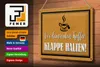 Blechschild Spruch 30x20cm vor ersten Kaffee Klappe halten Produktbild-Vorschau 4