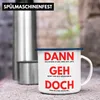 Trendation - Dann Geh Doch Jobwechsel Emaille Tasse Produktbild-Vorschau 4