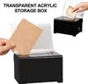 Spendenbox aus Acryl mit Schloss, großes Fassungsvermögen, Produktbild-Vorschau 2