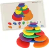 Cailloux créatifs, puzzle montessori coloré Voir les images du produit 21
