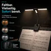 Klavierlampe LED, Akku Notenpultleuchte mit Klemme, 4 Produktbild-Vorschau 3