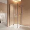A modern bathroom corner with a glass shower enclosure. Náhľad obrázku produktu