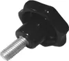 10 Stück -- Sterngriffschraube M8 x 15 mm DIN6336 A schwarz Produktbild-Vorschau 1