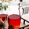 Glaskrug für Getränke: Wasser, Saft, Limonade, Eistee Produktbild-Vorschau 2