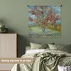 MuchoWow® Wandteppich Wandbehang Der rosa Pfirsichbaum - Produktbild-Vorschau 4