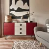 DecoMeister Möbelfolie selbstklebend 100x50 cm - Burgundrot Produktbild-Vorschau 4