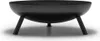 A black steel fire pit on a white background. Produktbild-Vorschau