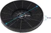 A black carbon filter with measurement indicators. Anteprima dell’immagine prodotto