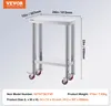 Stół roboczy 61 x 30 x 85 cm ze stali nierdzewnej udźwig Podgląd zdjęcia produktu 7
