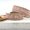 LS-LebenStil Canvas Statement Armband Believe in Your Magic Produktbild-Vorschau 4
