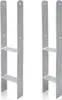 Lospitch 2x ancoraggio ad H palo di sostegno 121MM Anteprima dell’immagine prodotto 1