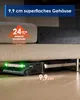 A low-profile robot vacuum cleaner is shown cleaning under a sofa, highlighting its slim design. Náhled obrázku produktu