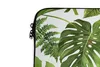 MuchoWow® Laptop Hülle 14 ZollBlätter - Weiß - Muster - Produktbild-Vorschau 3