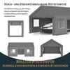 Garagenzelt 6x4x3m mit aufrollbare Fenster, wasserdichter Produktbild-Vorschau 5
