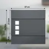 MONZANA® XXL Briefkasten Postkasten mit Zeitungsfach Produktbild-Vorschau 7