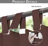 Vorhang Wasserdicht Blickdicht Gardine Sonnenschutz Outdoor Produktbild-Vorschau 2