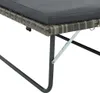 vidaXL 2-tlg. Garten-Lounge-Set mit Auflagen Poly Rattan Produktbild-Vorschau 5