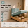 Trinity K-1 Einzelbett 100x200 Mintgrün | Boxspringbett mit Produktbild-Vorschau 2