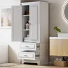 Armoire INONEFT de 157 cm avec 2 portes et 2 tiroirs, 3 Voir les images du produit 3