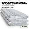 3D Wandpaneele PVC Steinoptik | Graues Quarzit | 20 Platten Produktbild-Vorschau 2
