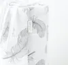 Feder WEIß 100% Baumwolle 210 x 30 cm BETTUMRANDUNG Produktbild-Vorschau 4