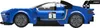 Side view of a blue Lego-style car model. Produktbild-Vorschau